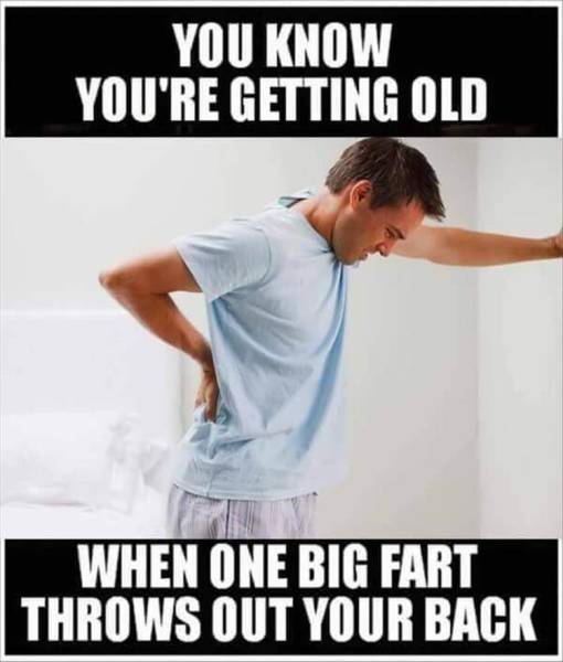 Farting can dangerous as you get older. RealFunny